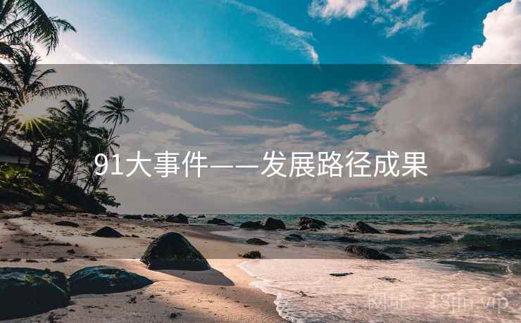 91大事件——发展路径成果